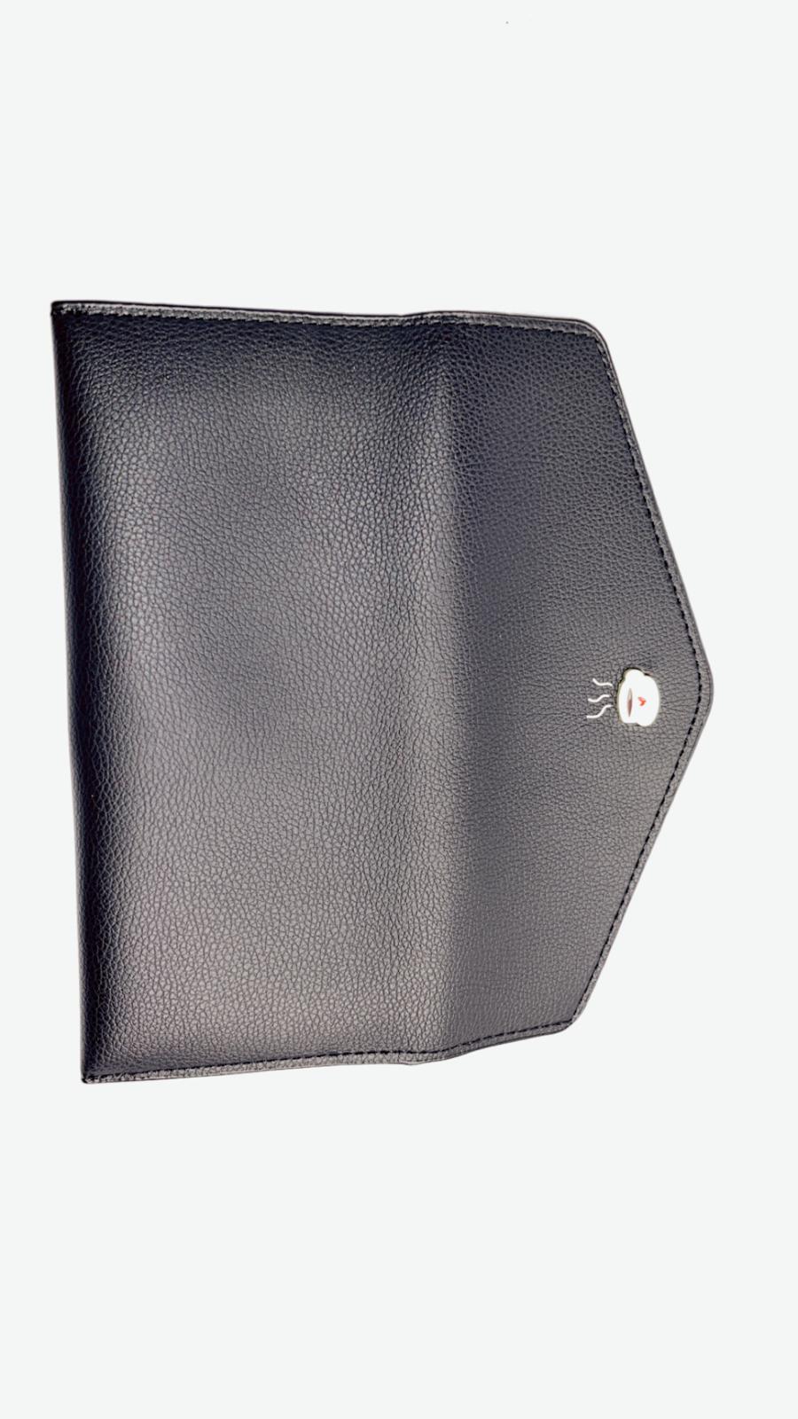 Elegant Long Leather Wallet for Women – Slim Clutch-Style Card & Cash Organizer